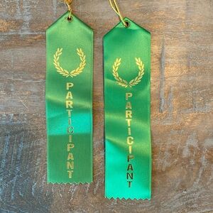 Green Participation Ribbons